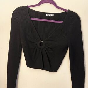 Reformation Narciso Novelty Cashmere Sweater